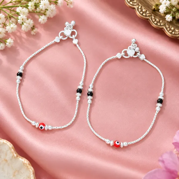 German_Silver_Chain_Anklet_|_Payal_For_Womens_&_Girls_|_1_Pair