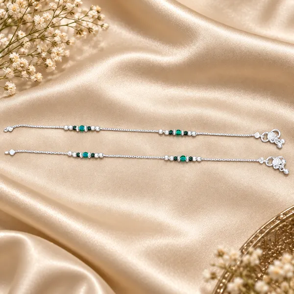 German_Silver_Chain_Anklet_|_Payal_For_Womens_&_Girls_|_1_Pair