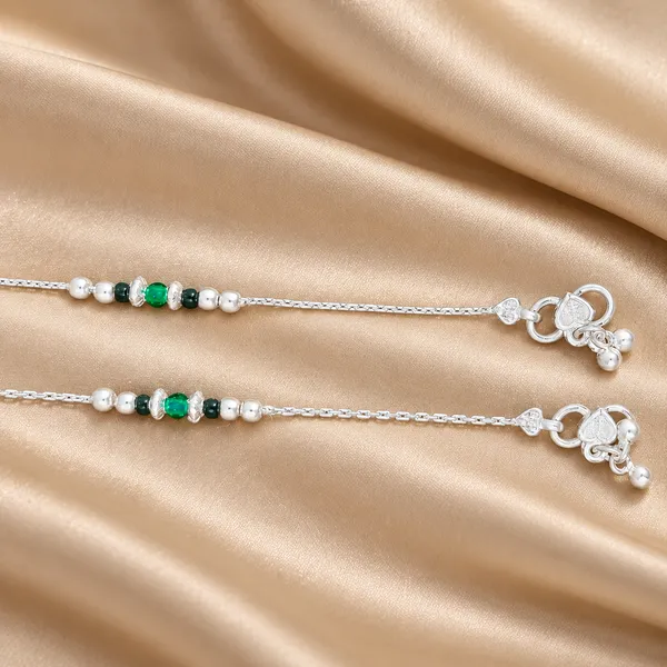 German_Silver_Chain_Anklet_|_Payal_For_Womens_&_Girls_|_1_Pair
