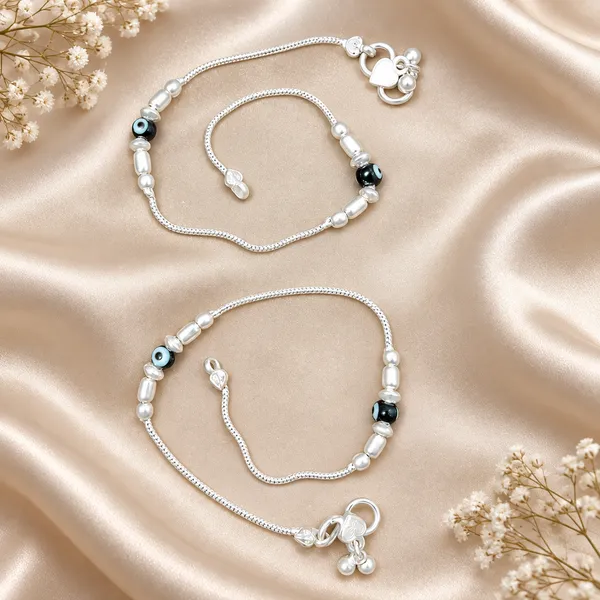 German_Silver_Chain_Anklet_|_Payal_For_Womens_&_Girls_|_1_Pair