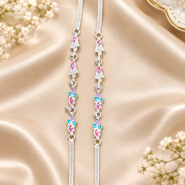 German_Silver_Chain_Anklet_|_Payal_For_Womens_&_Girls_|_1_Pair