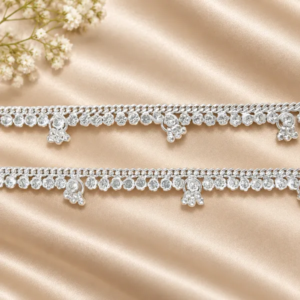 German_Silver_Chain_Anklet_|_Payal_For_Womens_&_Girls_|_1_Pair