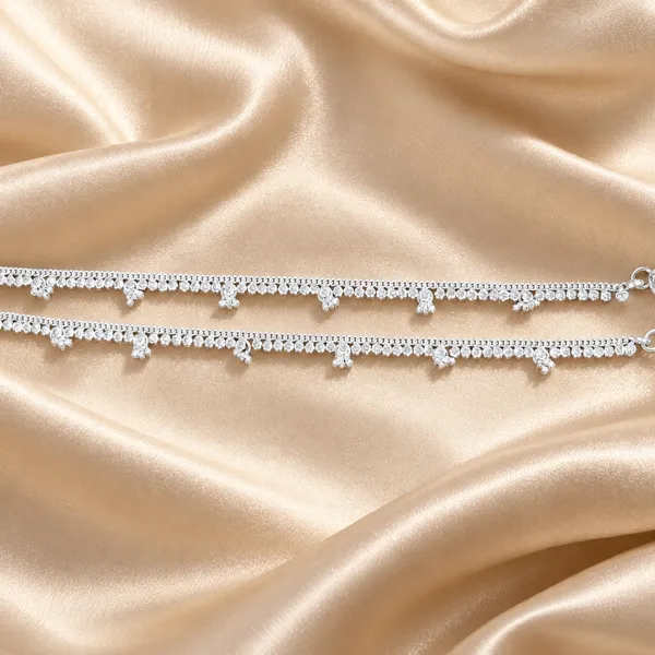 German_Silver_Chain_Anklet_|_Payal_For_Womens_&_Girls_|_1_Pair