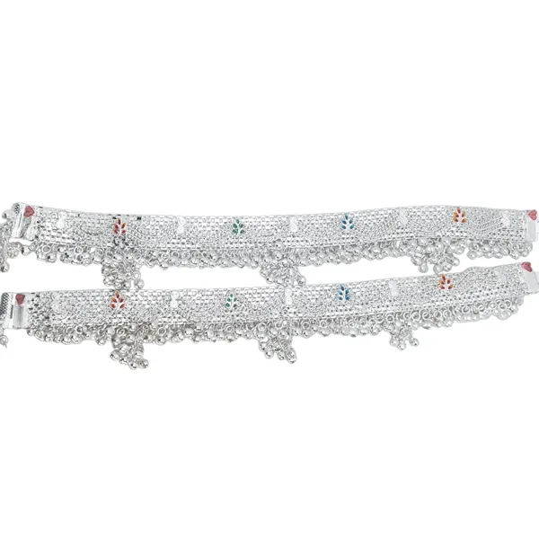 German_Silver_Anklet_|_Payal_For_Womens_&_Girls_|_1_Pair