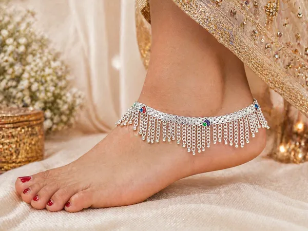 German_Silver_Anklet_|_Payal_34_For_Womens_&_Girls_|_1_Pair