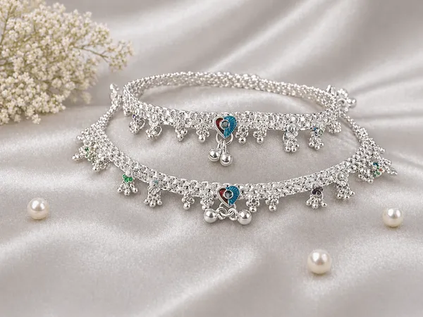 German_Silver_Anklet_|_Payal_35_For_Womens_&_Girls_|_1_Pair