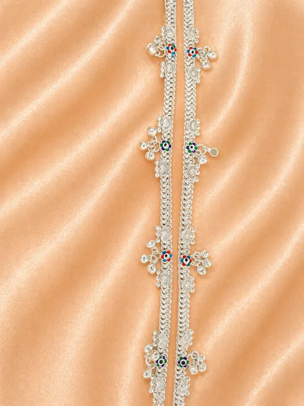German_Silver_Anklet_|_Payal_38_For_Womens_&_Girls_|_1_Pair