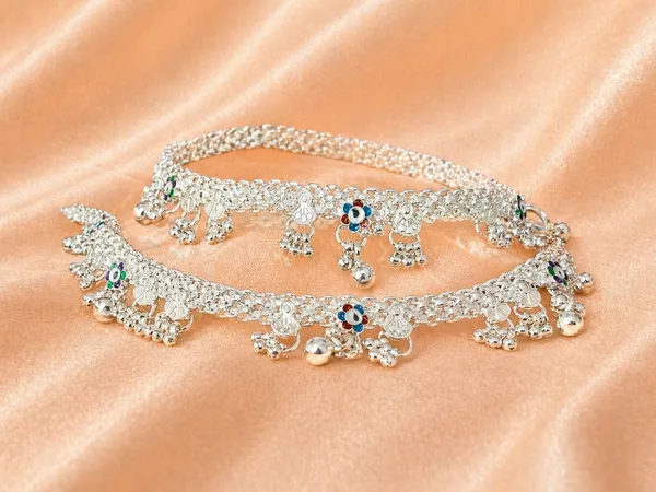 German_Silver_Anklet_|_Payal_40_For_Womens_&_Girls_|_1_Pair