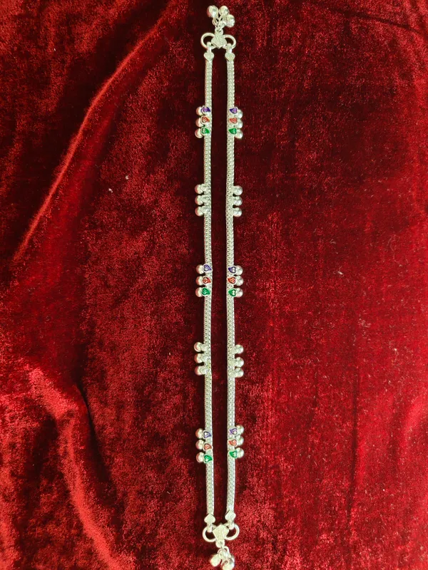 German_Silver_Anklet_|_Payal_41_For_Womens_&_Girls_|_1_Pair