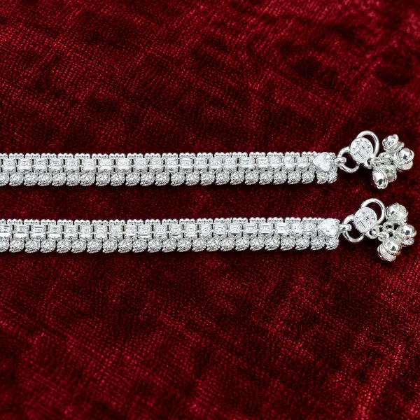 German_Silver_Anklet_|_Payal_For_Womens_&_Girls_|_1_Pair
