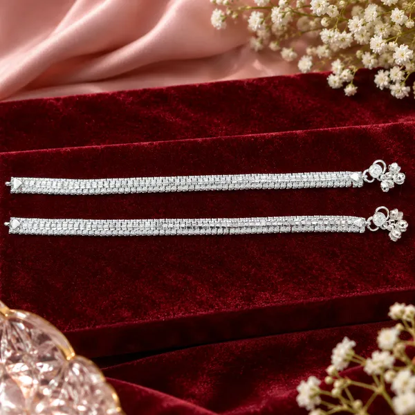 German_Silver_Anklet_|_Payal_For_Womens_&_Girls_|_1_Pair