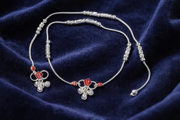 German_Silver_Anklet_|_Payal_For_Womens_&_Girls_|_1_Pair