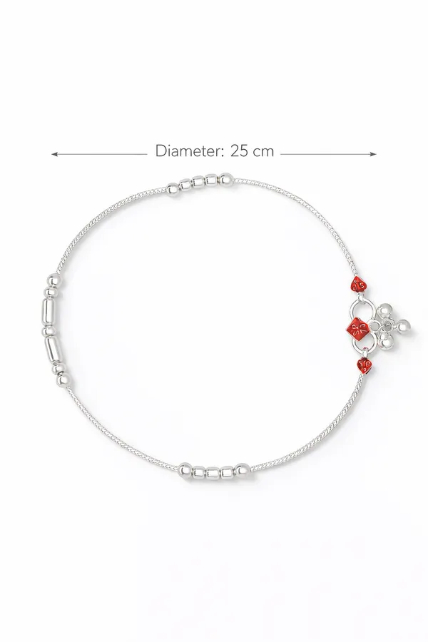 German_Silver_Anklet_|_Payal_For_Womens_&_Girls_|_1_Pair