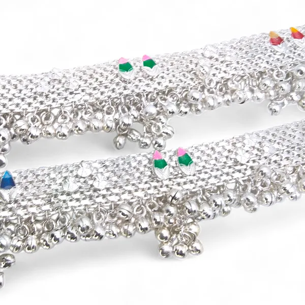 German_Silver_Anklet_|_Payal_For_Womens_&_Girls_|_1_Pair