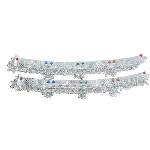 German_Silver_Anklet_|_Payal_For_Womens_&_Girls_|_1_Pair