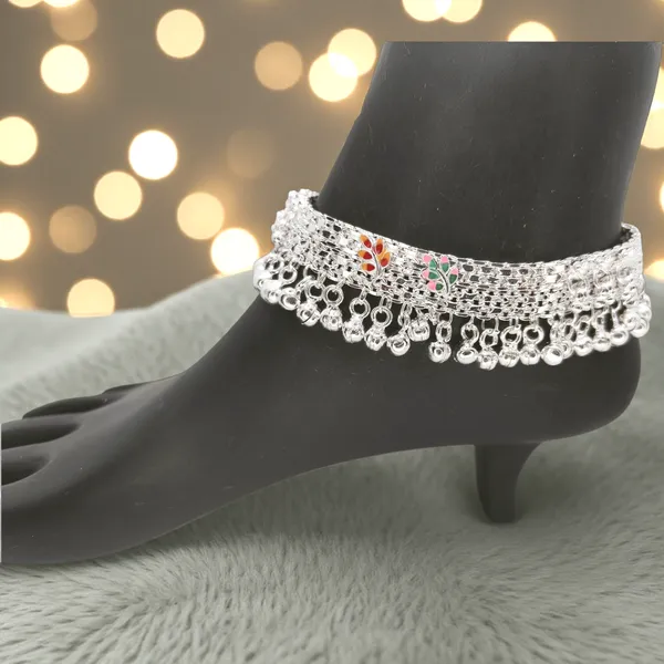 German_Silver_Anklet_|_Payal_For_Womens_&_Girls_|_1_Pair