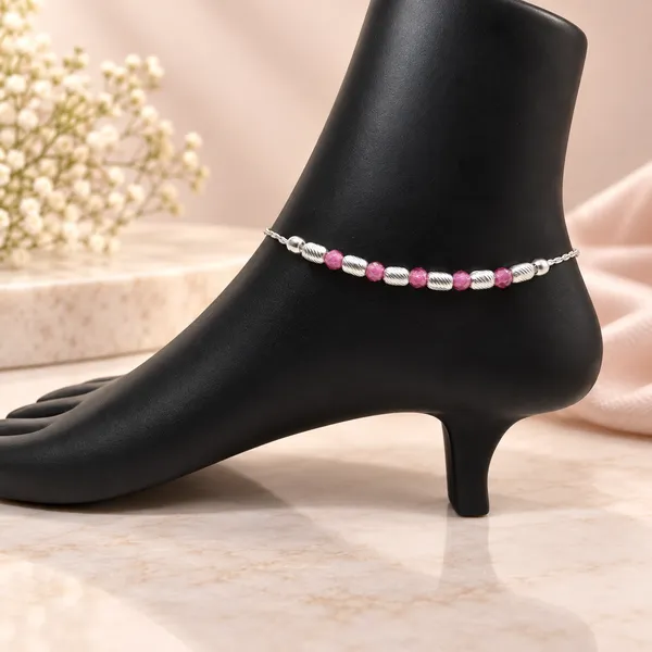 German_Silver_Chain_Anklet_|_Payal_For_Womens_&_Girls_|_1_Pair