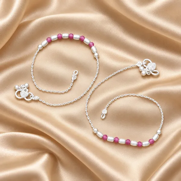 German_Silver_Chain_Anklet_|_Payal_For_Womens_&_Girls_|_1_Pair