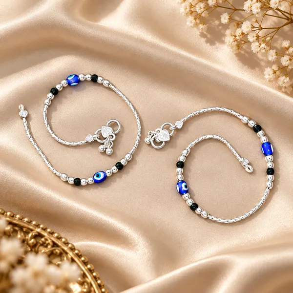 German_Silver_Chain_Anklet_|_Payal_For_Womens_&_Girls_|_1_Pair