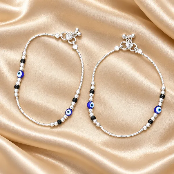 German_Silver_Chain_Anklet_|_Payal_For_Womens_&_Girls_|_1_Pair
