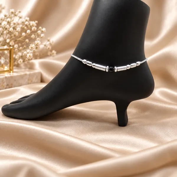 German_Silver_Chain_Anklet_|_Payal_For_Womens_&_Girls_|_1_Pair