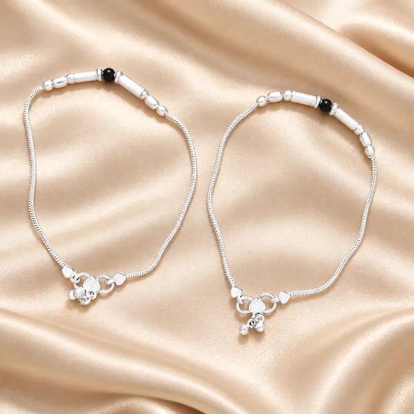 German_Silver_Chain_Anklet_|_Payal_For_Womens_&_Girls_|_1_Pair