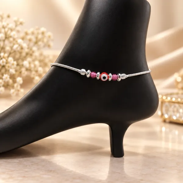 German_Silver_Chain_Anklet_|_Payal_For_Womens_&_Girls_|_1_Pair