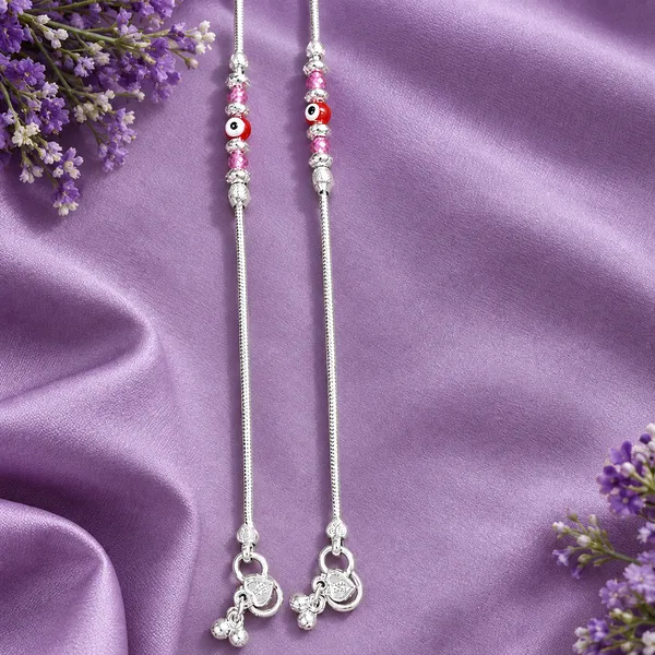 German_Silver_Chain_Anklet_|_Payal_For_Womens_&_Girls_|_1_Pair