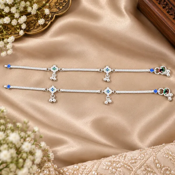 German_Silver_Chain_Anklet_|_Payal_For_Womens_&_Girls_|_1_Pair