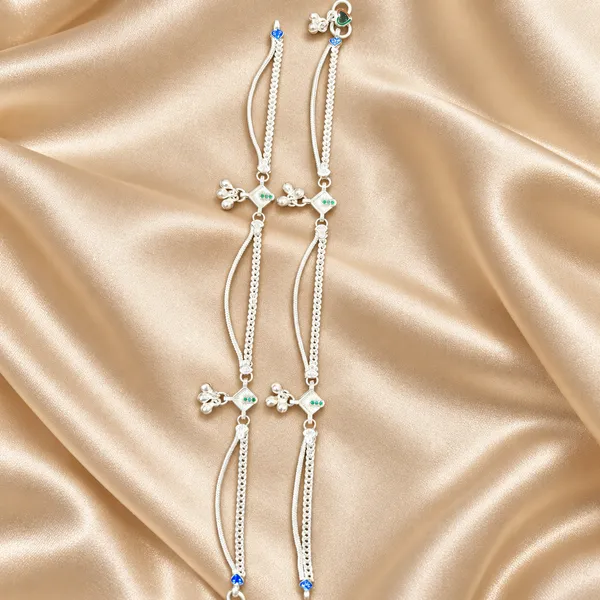 German_Silver_Chain_Anklet_|_Payal_For_Womens_&_Girls_|_1_Pair