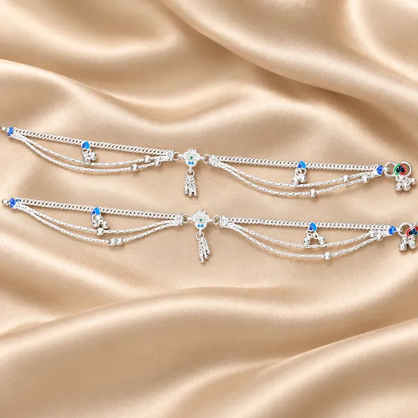 German_Silver_Chain_Anklet_|_Payal_For_Womens_&_Girls_|_1_Pair