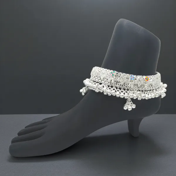 German_Silver_Anklet_|_Payal_For_Womens_&_Girls_|_1_Pair