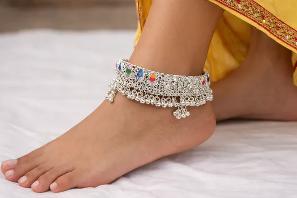 German_Silver_Anklet_|_Payal_For_Womens_&_Girls_|_1_Pair