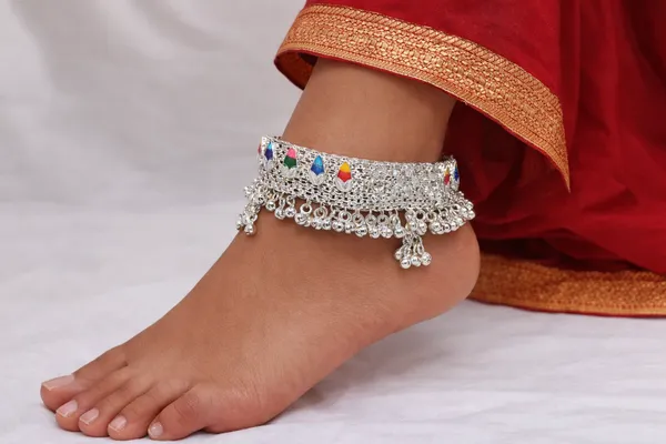 German_Silver_Anklet_|_Payal_For_Womens_&_Girls_|_1_Pair