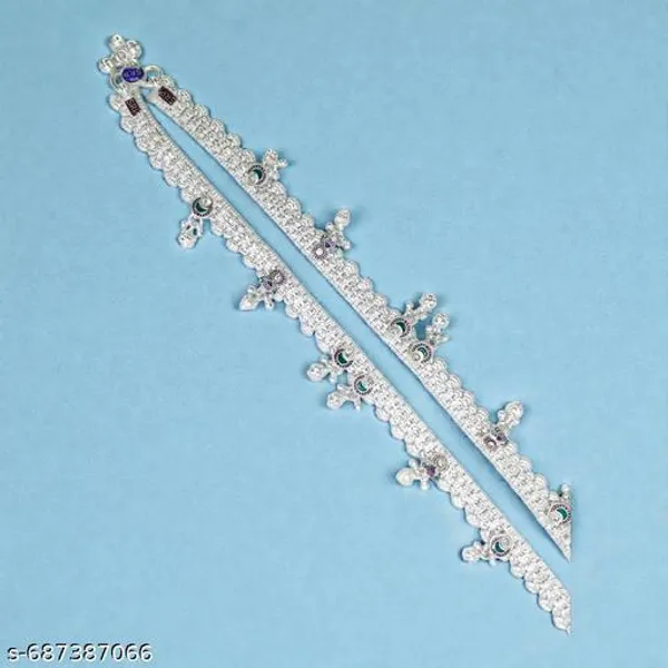 German_Silver_Anklet_|_Payal_For_Womens_&_Girls_|_1_Pair
