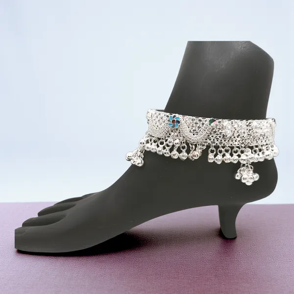 German_Silver_Anklet_|_Payal_For_Womens_&_Girls_|_1_Pair