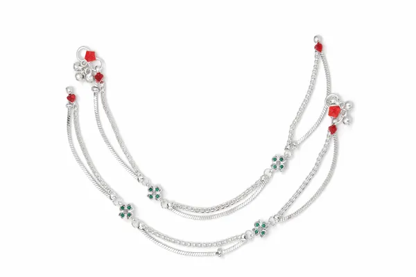 German_Silver_Anklet_|_Payal_For_Womens_&_Girls_|_1_Pair