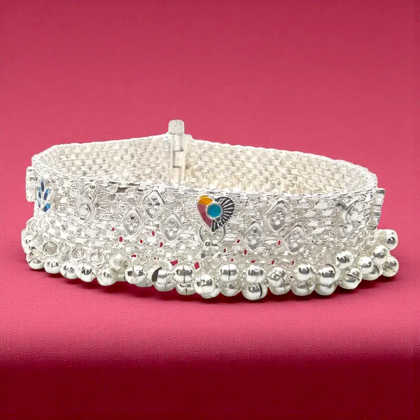 German_Silver_Anklet_|_Payal_For_Women's_&_Girls_|_1_Pair