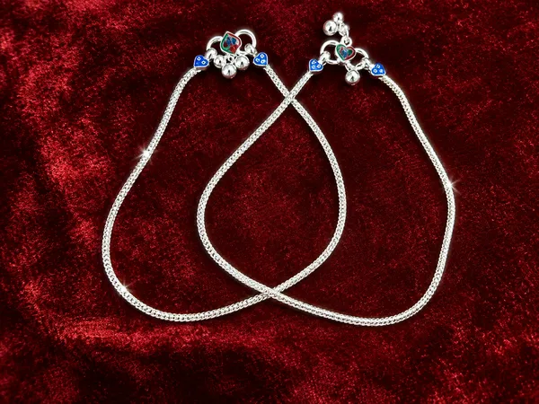 German_Silver_Chain_Anklet_|_Payal_For_Womens_&_Girls_|_1_Pair