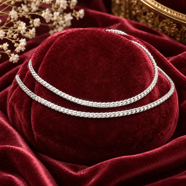 German_Silver_Chain_Anklet_|_Payal_For_Womens_&_Girls_|_1_Pair