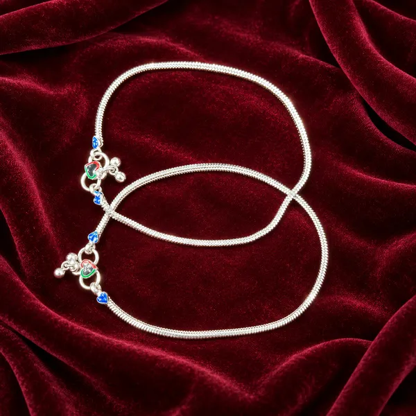 German_Silver_Chain_Anklet_|_Payal_For_Womens_&_Girls_|_1_Pair