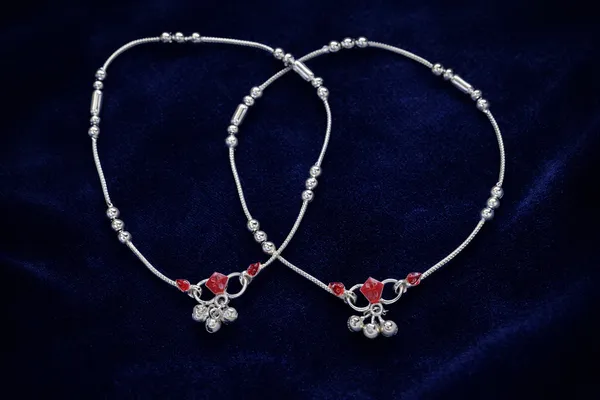 German_Silver_Anklet_|_Payal_For_Womens_&_Girls_|_1_Pair