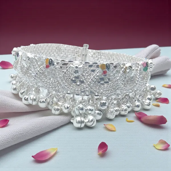 German_Silver_Anklet_|_Payal_For_Womens_&_Girls_|_1_Pair
