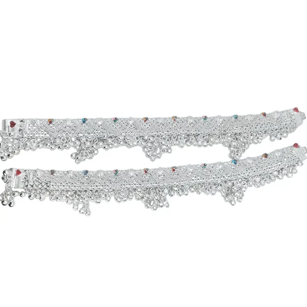 German_Silver_Anklet_|_Payal_For_Womens_&_Girls_|_1_Pair