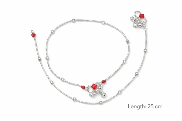 German_Silver_Anklet_|_Payal_For_Womens_&_Girls_|_1_Pair