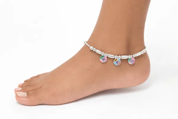German_Silver_Anklet_|_Payal_For_Womens_&_Girls_|_1_Pair