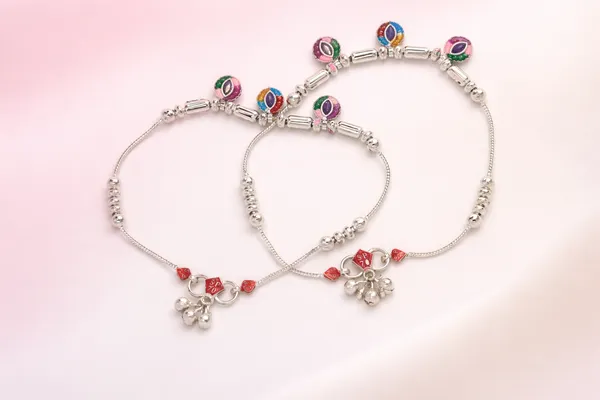 German_Silver_Anklet_|_Payal_For_Womens_&_Girls_|_1_Pair