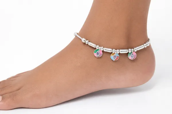 German_Silver_Anklet_|_Payal_For_Womens_&_Girls_|_1_Pair