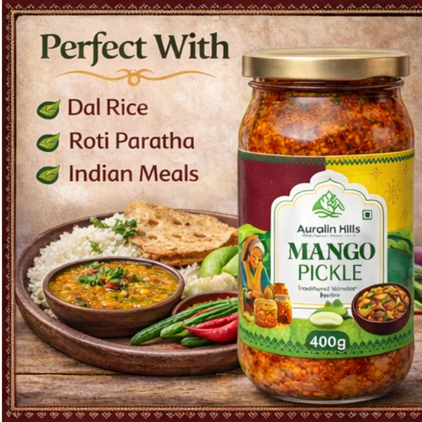 Auralin_Hills_Pickle_Combo_Offer_|_Garlic_&_Mango_Pickle_with_FREE_Tulsi_Green_Tea_|_Limited_Time_Deal
