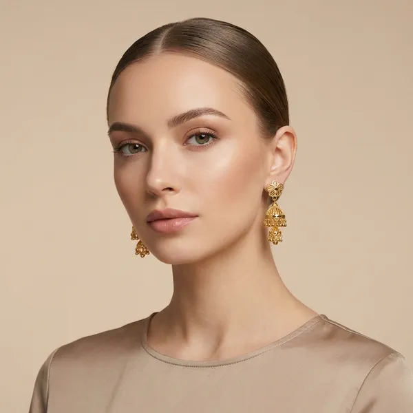 Gold_Mix_Alloy_With_Mixture_Of_Brass,_Copper_And_Silver_And_24_Carat_Gold_Plated_Premium_Jhumka_Earrings_For_Women